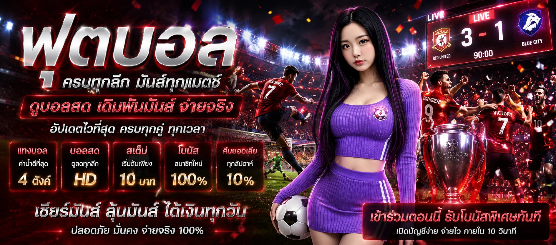 แทงบอลออนไลน์ DRAGON444 ครบทุกลีกราคาน้ำดี